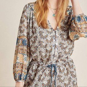 Tiny by Anthropologie Boho Printed Romper